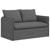 vidaXL Sofa Set 2 pcs Dark Grey 136 x 82 x 85 cm Fabric