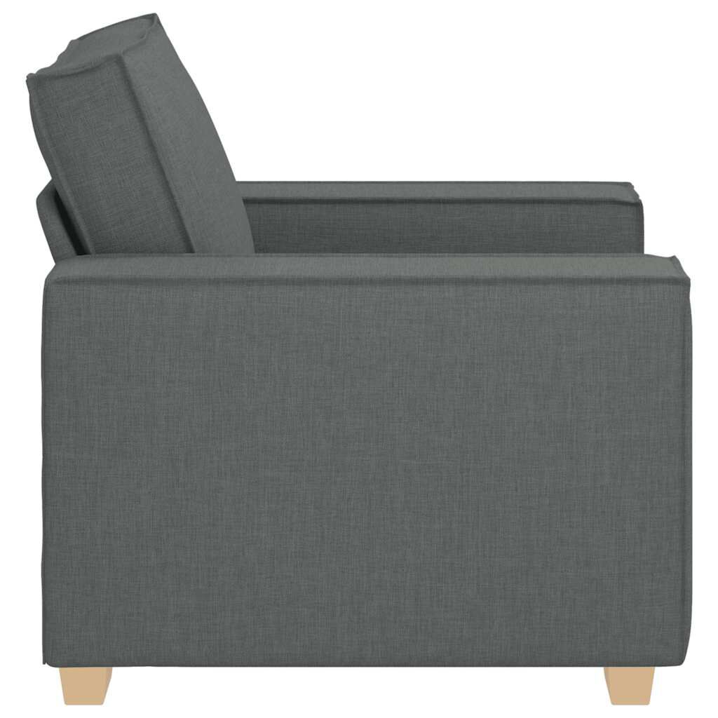vidaXL Sofa Chair Dark Grey 60 cm Fabric
