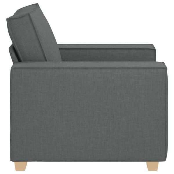 vidaXL Sofa Chair Dark Grey 60 cm Fabric