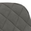 vidaXL Swivel Dining Chairs 2 pcs Dark Grey Velvet