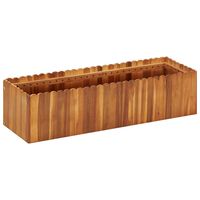 vidaXL Garden Raised Bed 100x30x25 cm Solid Acacia Wood