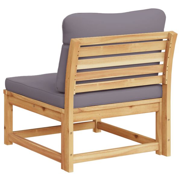 vidaXL Garden Sofa with Cushions Solid Wood Acacia