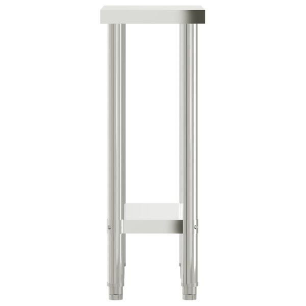 vidaXL Kitchen Work Table 55x30x85 cm Stainless Steel