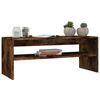 vidaXL Coffee Table Smoked Oak 100x40x40 cm Engineered Wood