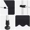vidaXL Manual Retractable Awning 100 cm Anthracite