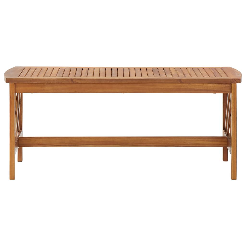 vidaXL Coffee Table 102x50x43 cm Solid Acacia Wood