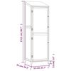 vidaXL Garden Shed 55x52x174.5 cm Solid Wood Fir
