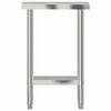 vidaXL Kitchen Work Table 55x30x85 cm Stainless Steel
