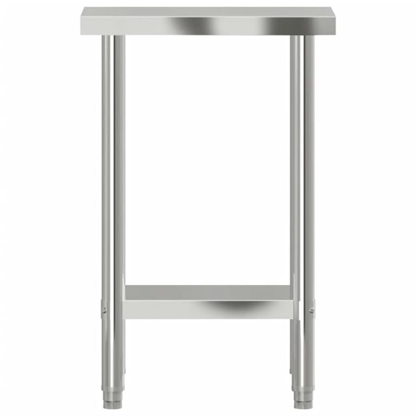 vidaXL Kitchen Work Table 55x30x85 cm Stainless Steel