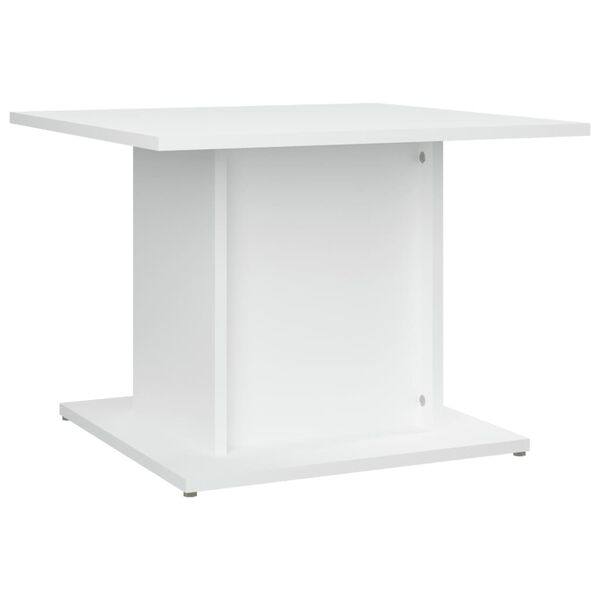 vidaXL Coffee Table White 55.5x55.5x40 cm Engineered Wood