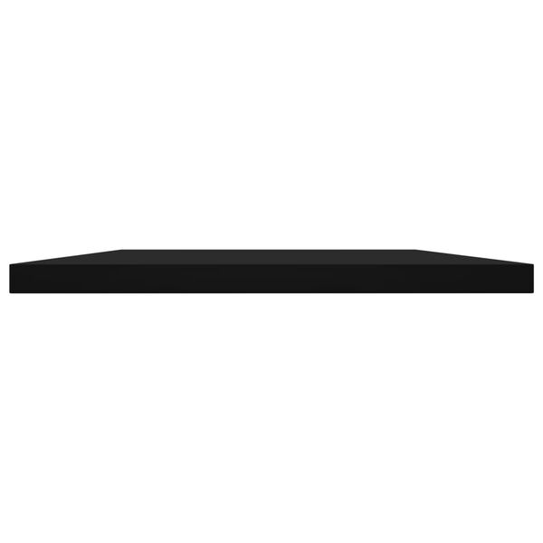 vidaXL Bookshelf Boards 4 pcs Black 100x30x1.5 cm Engineered Wood