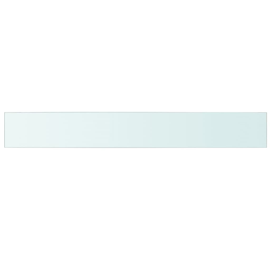 vidaXL Shelf Panel Glass Clear 110x15 cm