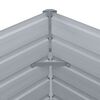 vidaXL Raised Garden Bed 160x80x45 cm Galvanised Steel Grey