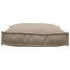 vidaXL Cushion Taupe 70 x 70 x 12 cm Oxford Fabric