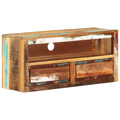 vidaXL TV Cabinets 2 pcs 88x30x40 cm Solid Wood Reclaimed