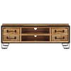 vidaXL TV Cabinet with Drawers 120x30x40 cm Solid Mango Wood