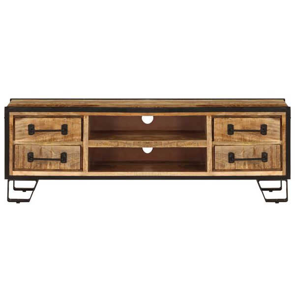 vidaXL TV Cabinet with Drawers 120x30x40 cm Solid Mango Wood