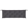vidaXL Garden Bench Cushion Anthracite 150x50x7 cm Oxford Fabric