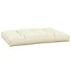 vidaXL Pallet Cushion Cream 120x80x12 cm Fabric