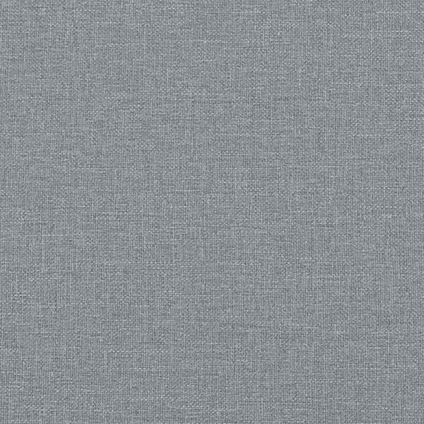 vidaXL Bed Frame without Mattress Light Grey King Fabric