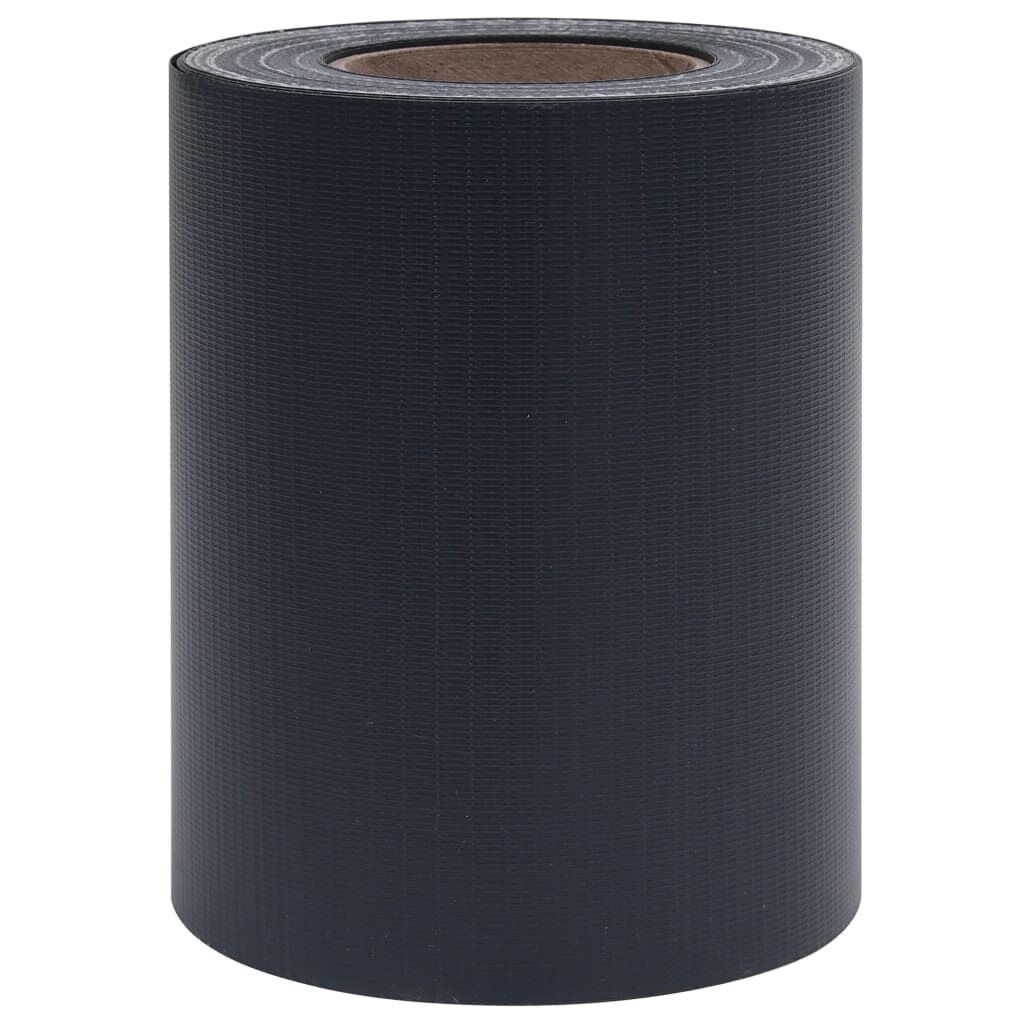 vidaXL Garden Privacy Screens 4 pcs PVC 35x0.19 m Matte Dark Grey