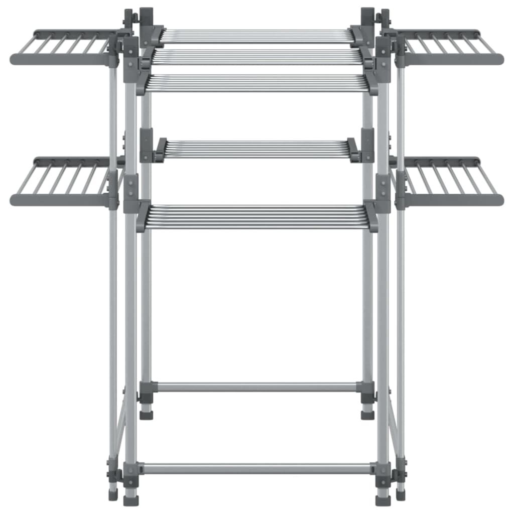vidaXL Laundry Drying Rack 107x107x120 cm Aluminium