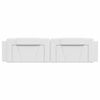 vidaXL Headboard Cushion "Viana" White 193 cm Faux Leather