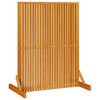vidaXL Privacy Screen Brown 79.5 x 50 x 110 cm Solid Acacia Wood