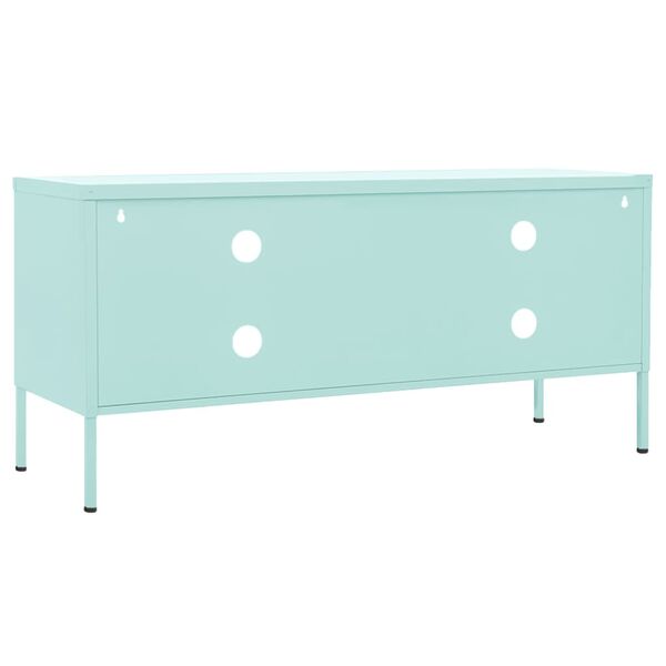 vidaXL TV Cabinet Mint 105x35x50 cm Steel