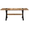 vidaXL Dining Table 180x90x76 cm Rough Mango Wood