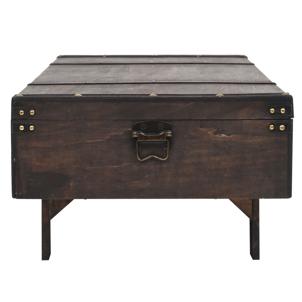 vidaXL Coffee Table Plywood Vintage Style 120x55x35 cm