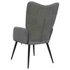 vidaXL Relaxing Chair Dark Grey Fabric
