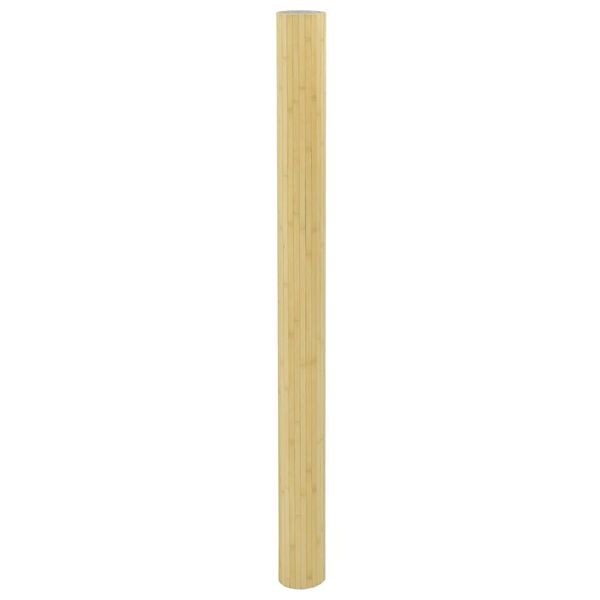 vidaXL Room Divider Light Natural 165x400 cm Bamboo