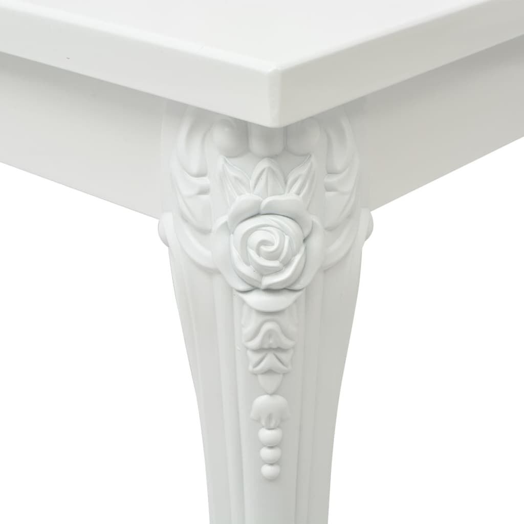 vidaXL Coffee Table 80x80x42 cm High Gloss White