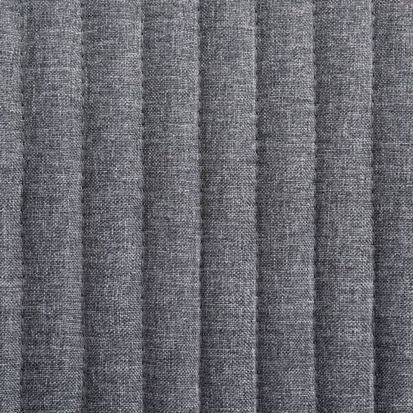 vidaXL Dining Chairs 4 pcs Dark Grey Fabric
