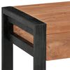 vidaXL Desk with 2 Drawers 140x40x75 cm Teak Wood