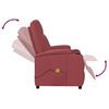 vidaXL Massage Chair Wine Red Faux Leather