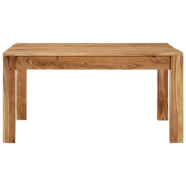 vidaXL Coffee Table 80x80x40 cm Solid Acacia Wood