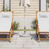 vidaXL Parasol Base Granite Round 20 kg