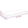 vidaXL Floating Wall Shelves 4 pcs High Gloss White 60x23.5x3.8 cm MDF