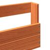 vidaXL Wall-mounted Shoe Racks 2 pcs Wax Brown 110x8.5x23.5 cm Solid Wood Pine