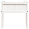 vidaXL Garden Planter with Legs White 70x31x70 cm Solid Wood Pine