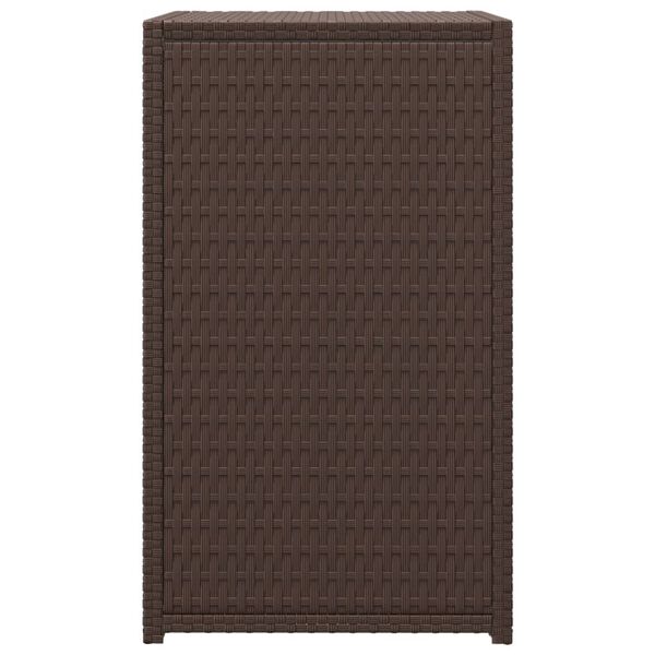 vidaXL C Table Brown 40x35x60 cm Poly Rattan