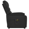 vidaXL Stand up Massage Chair Black Faux Leather