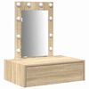 vidaXL Dressing Table Brown 60 x 40 x 70 cm Engineered Wood