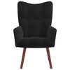 vidaXL Relaxing Chair Black Velvet