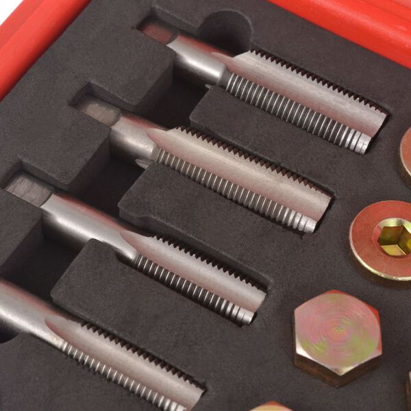 vidaXL Oil Drain Plug Repair Kit 64 pcs Set M13 M15 M17 M20