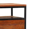 vidaXL Bedside Cabinet 40x30x50 cm Solid Reclaimed Wood and Steel