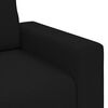 vidaXL 3-Seater Sofa Black 180 cm Fabric