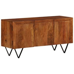 vidaXL Sideboard 110x35x56 cm Solid Wood Mango